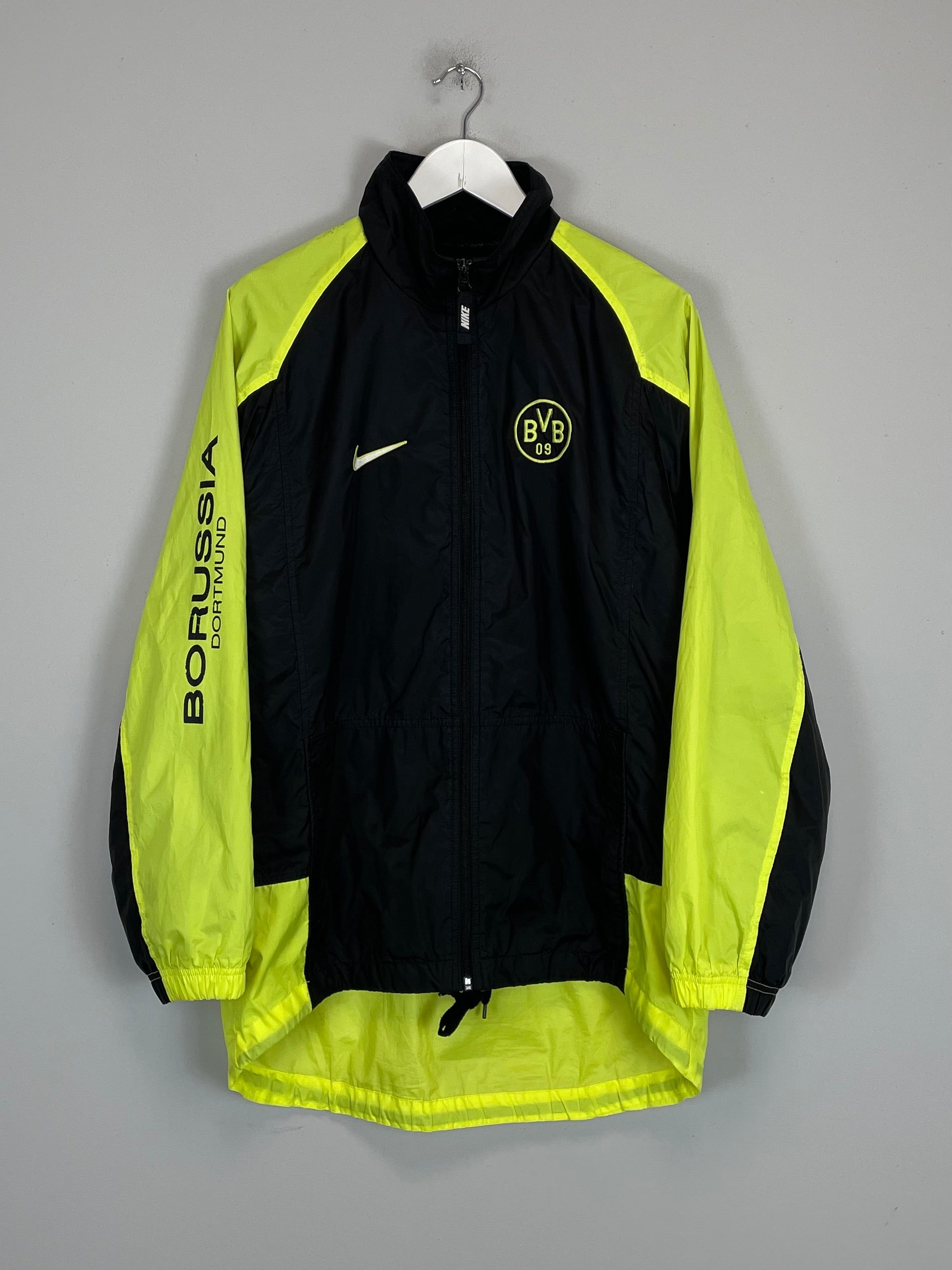 1997/98 DORTMUND WATERPROOF TRACK JACKET (M) NIKE