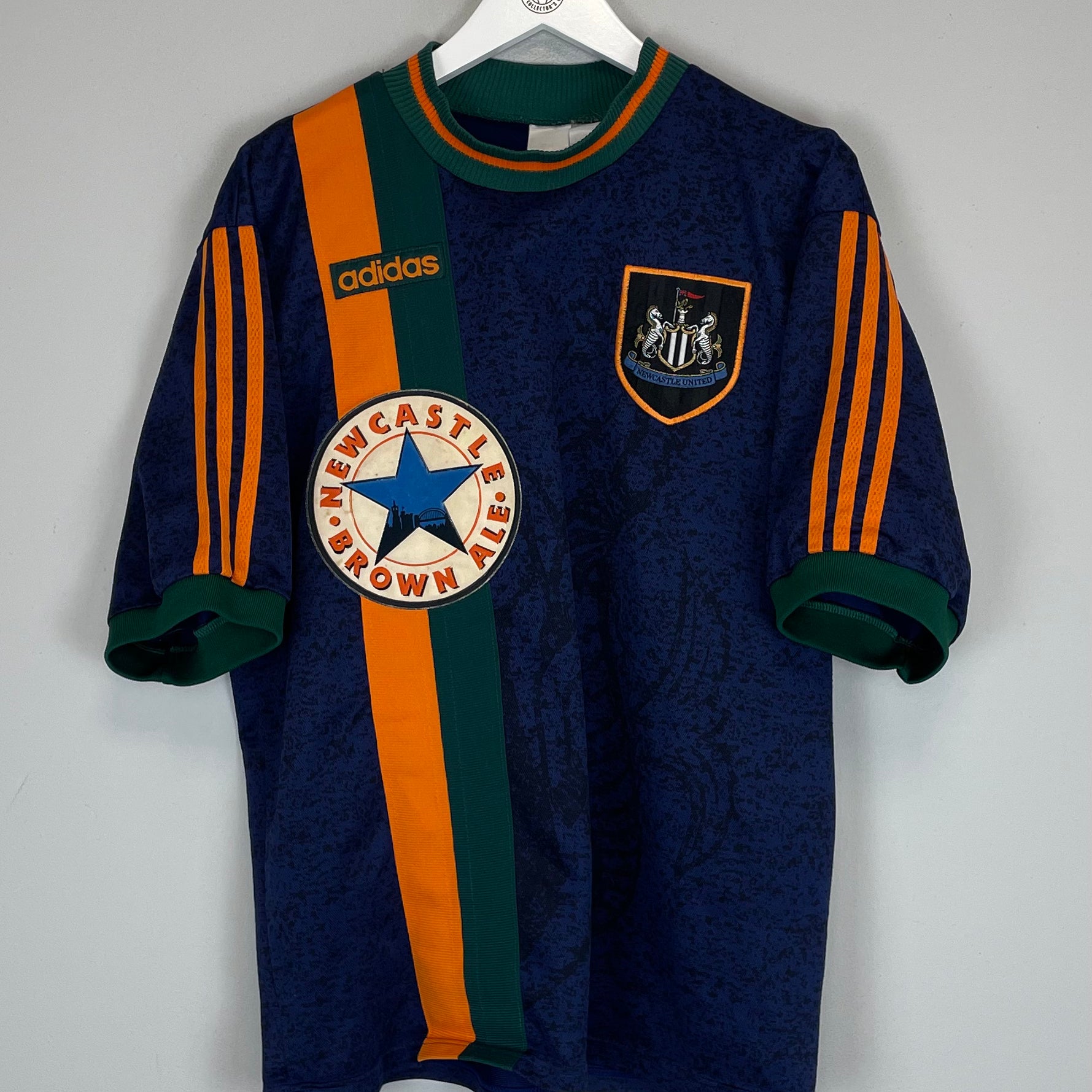 Shop 1997/98 NEWCASTLE UNITED AWAY SHIRT (L) ADIDAS, classic football shirts, vintage football shirts & retro soccer jerseys at Cult Kits
