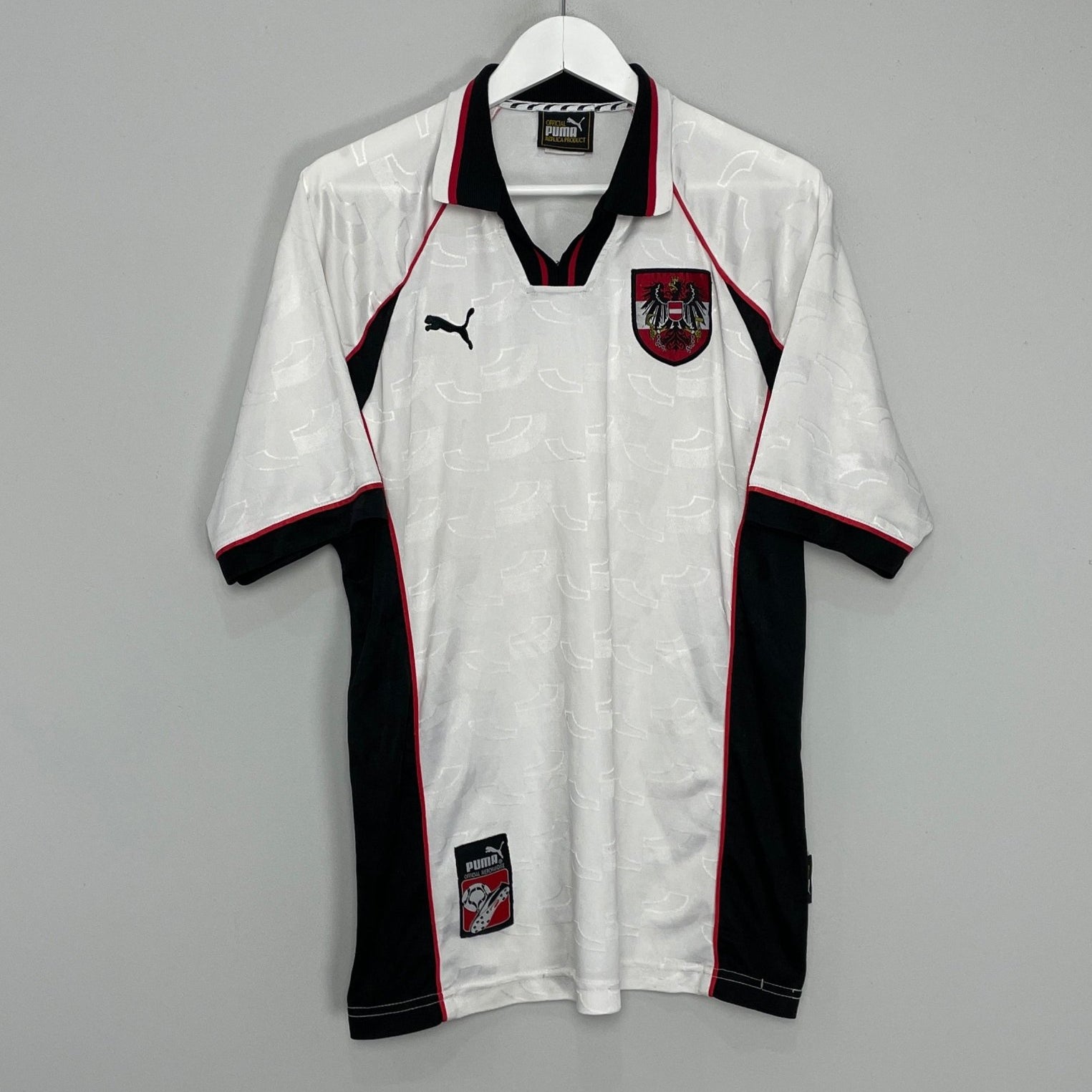 Shop 1998 AUSTRIA HOME SHIRT (L) PUMA, classic football shirts, vintage football shirts & retro soccer jerseys at Cult Kits