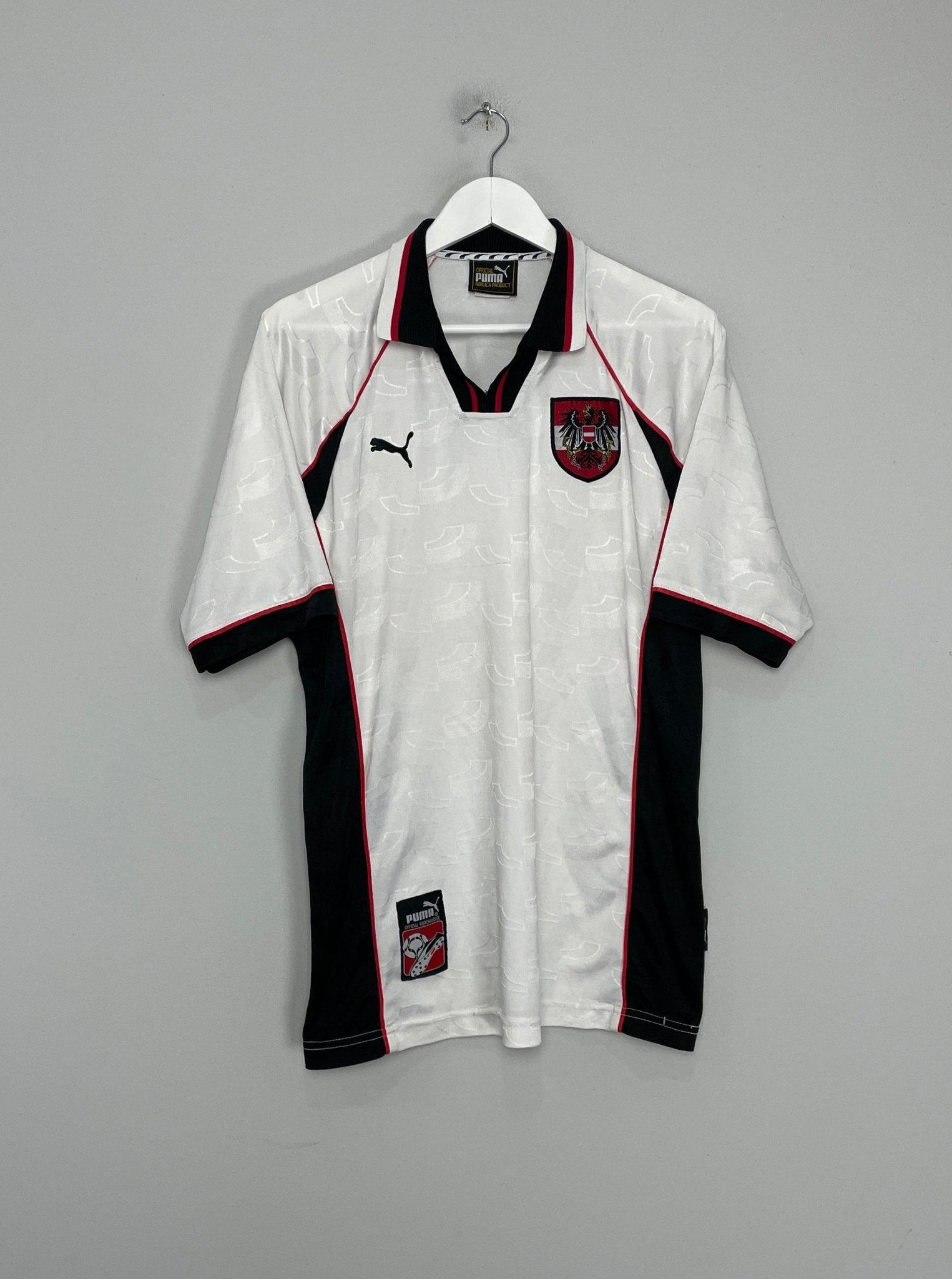 Shop 1998 AUSTRIA HOME SHIRT (L) PUMA, classic football shirts, vintage football shirts & retro soccer jerseys at Cult Kits