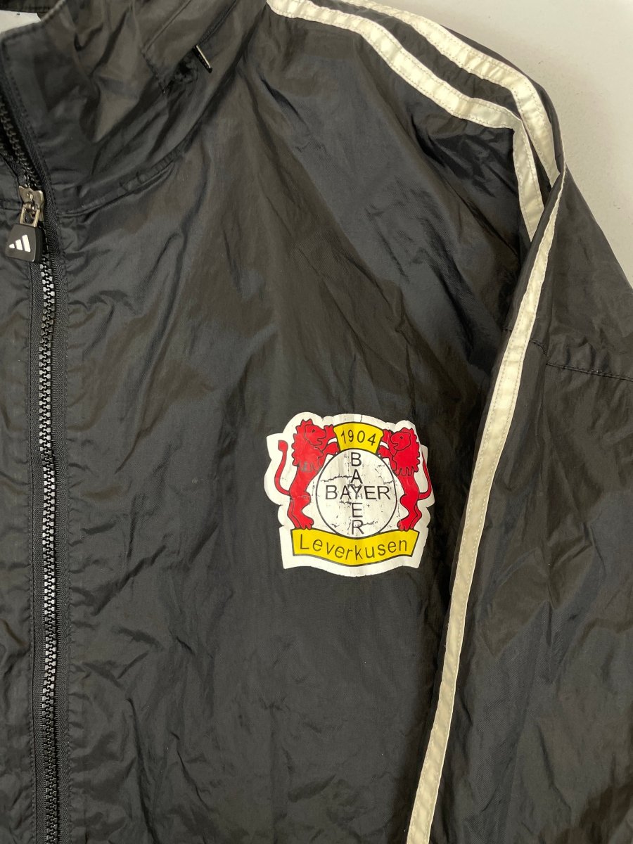 1998 BAYER LEVERKUSEN TRACK JACKET (L) ADIDAS - Cult Kits - Large - Buy Vintage Football Shirts, Authentic Retro Football Shirts For Sale, Classic Football Shirts & Soccer Jersey