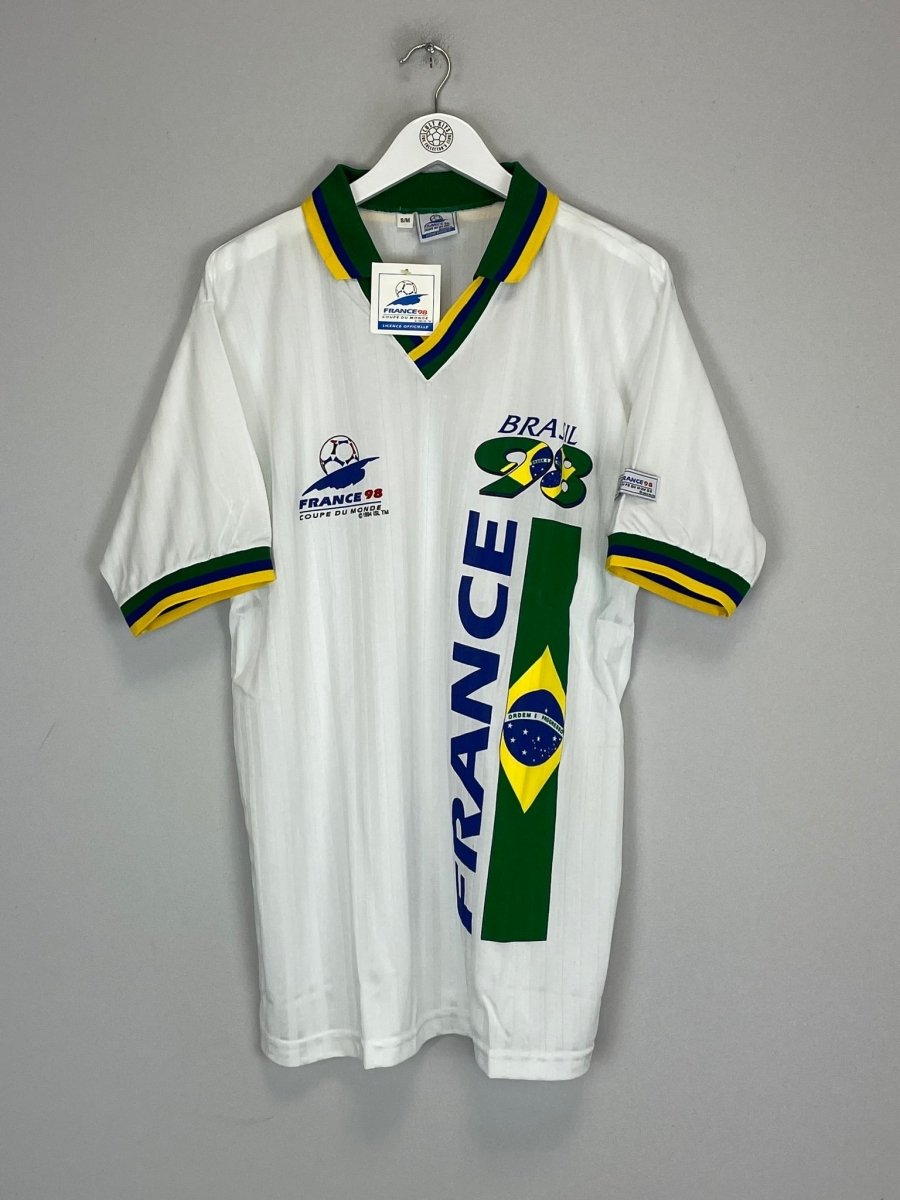 1998 BRAZIL FRANCE 98 *BNWT WORLD CUP T - SHIRT (S/M) OM - Cult Kits - S/M - Buy Vintage Football Shirts, Authentic Retro Football Shirts For Sale, Classic Football Shirts & Soccer Jersey