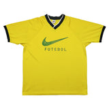 Buy 1998 Brazil Training Shirt (XL) Nike ~ Free worldwide shipping available ~ Authentic Vintage Football Shirts from Cult Kits