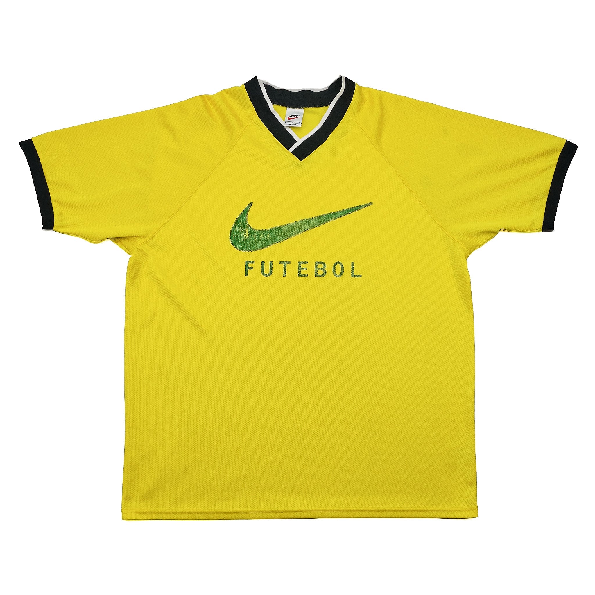 Buy 1998 Brazil Training Shirt (XL) Nike ~ Free worldwide shipping available ~ Authentic Vintage Football Shirts from Cult Kits