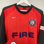 Shop 1998 CHICAGO FIRE STOITCHKOV #8 TRAINING SHIRT (XL) NIKE, classic football shirts, vintage football shirts & retro soccer jerseys at Cult Kits