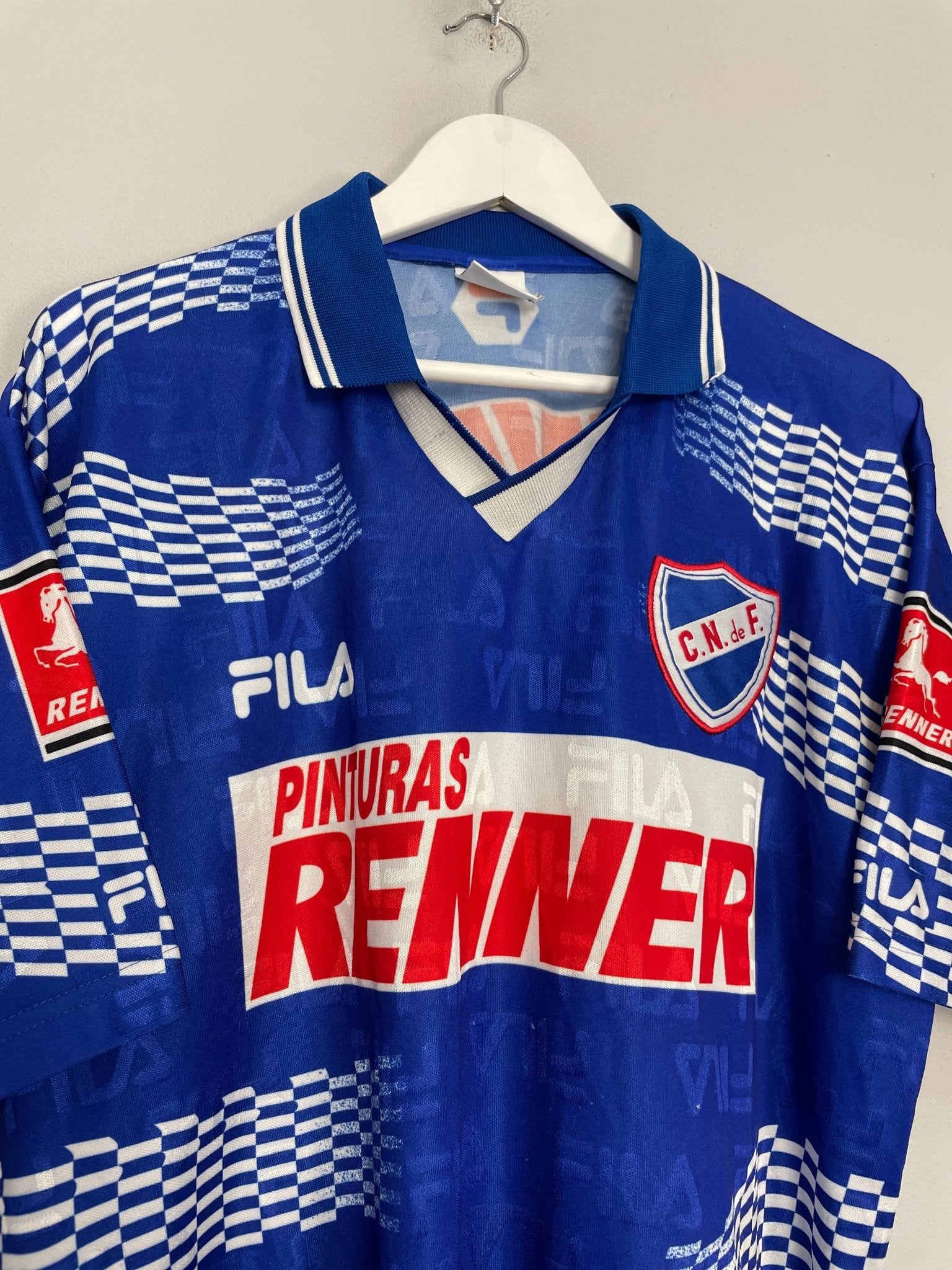 Shop 1998 CLUB NACIONAL AWAY SHIRT (XL) FILA, classic football shirts, vintage football shirts & retro soccer jerseys at Cult Kits