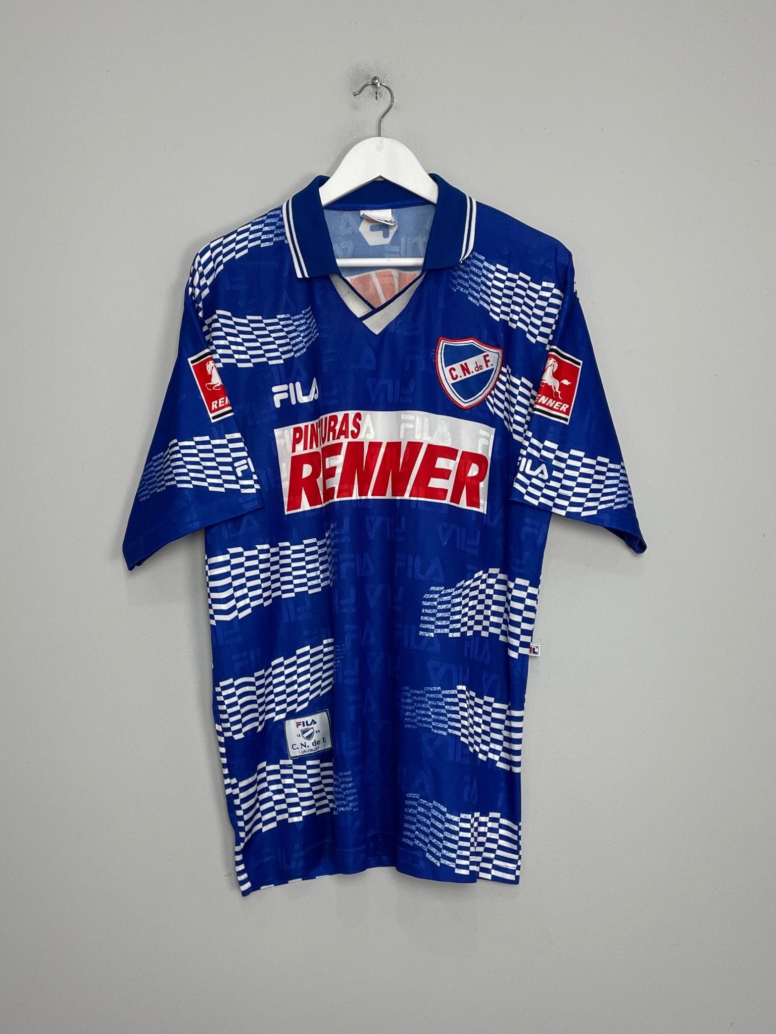 Shop 1998 CLUB NACIONAL AWAY SHIRT (XL) FILA, classic football shirts, vintage football shirts & retro soccer jerseys at Cult Kits