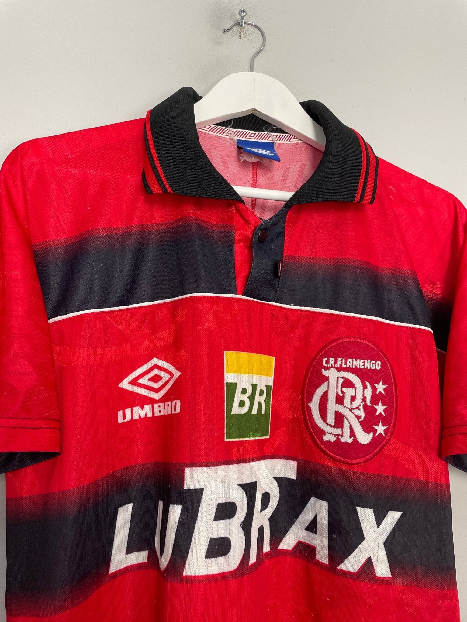 Shop 1998 FLAMENGO #11 HOME SHIRT (S) UMBRO, classic football shirts, vintage football shirts & retro soccer jerseys at Cult Kits