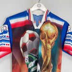 1998 FRANCE WORLD CUP BOOTLEG TEE (S) OM - Cult Kits - Small - Buy Vintage Football Shirts, Authentic Retro Football Shirts For Sale, Classic Football Shirts & Soccer Jersey