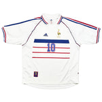 Buy 1998 France Zidane 10 Away Shirt (XL) Adidas ~ Free worldwide shipping ~ Authentic Vintage Football Shirts from Cult Kits