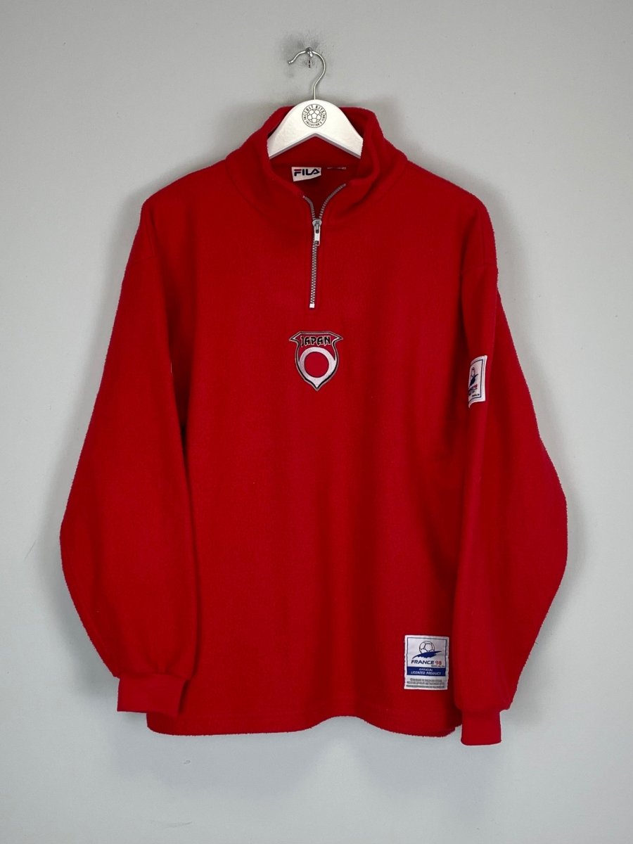 1998 JAPAN 1/4 ZIP FLEECE (L) FILA - Cult Kits - Large - Buy Vintage Football Shirts, Authentic Retro Football Shirts For Sale, Classic Football Shirts & Soccer Jersey