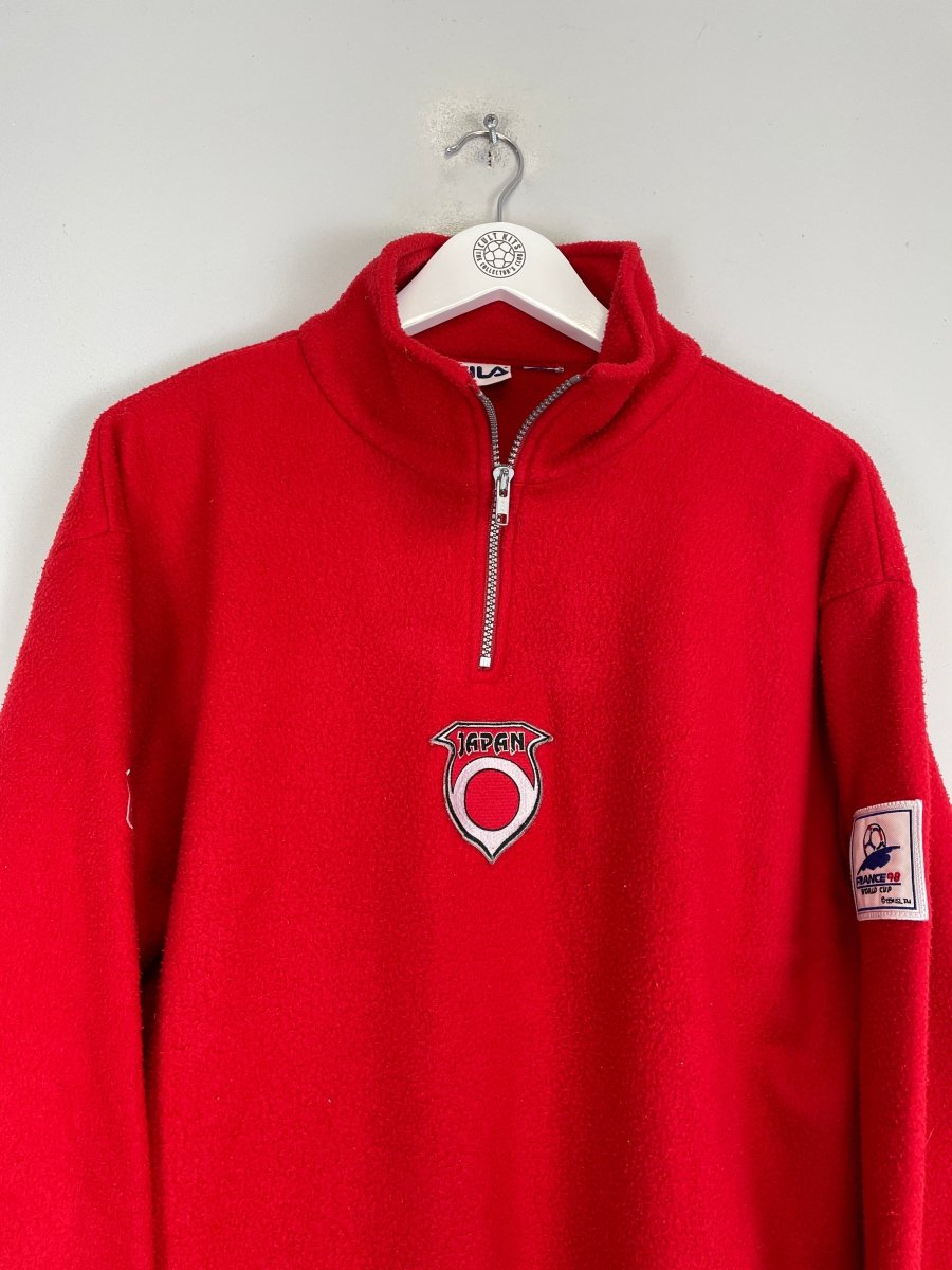 1998 JAPAN 1/4 ZIP FLEECE (L) FILA - Cult Kits - Large - Buy Vintage Football Shirts, Authentic Retro Football Shirts For Sale, Classic Football Shirts & Soccer Jersey