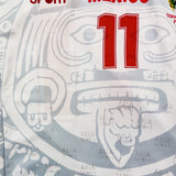 Buy 1998 Mexico Blanco 11 *BNWT with Defects* Reissue Away Shirt (S) ABA Sport ~ Free worldwide shipping ~ Authentic Vintage Football Shirts from Cult Kits