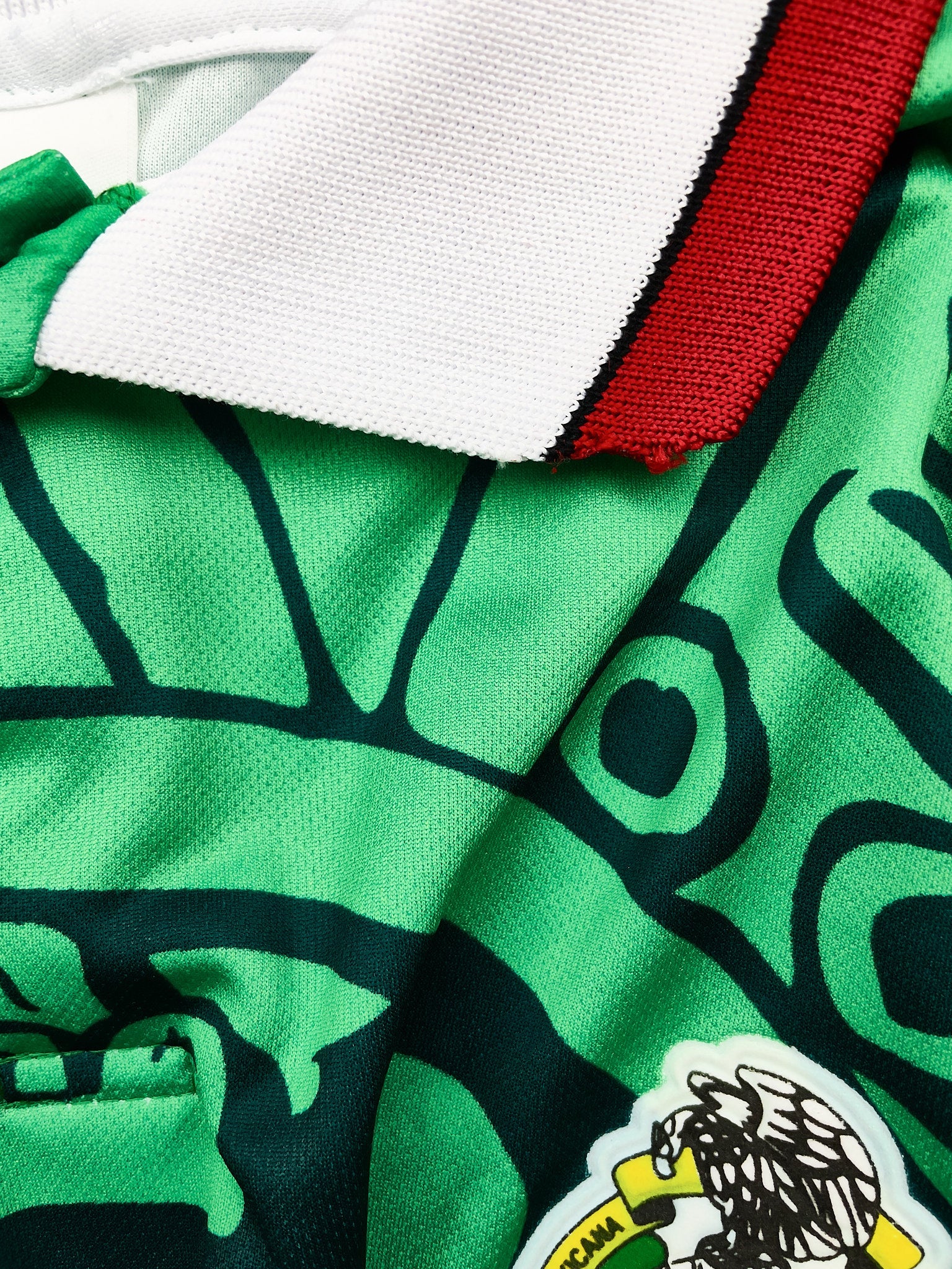 Buy 1998 Mexico *BNWT with Defects* Reissue World Cup Edition Home Shirt (L) ABA Sport ~ Free worldwide shipping ~ Authentic Vintage Football Shirts from Cult Kits