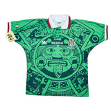 Buy 1998 Mexico *BNWT with Defects* Reissue World Cup Edition Home Shirt (L) ABA Sport ~ Free worldwide shipping ~ Authentic Vintage Football Shirts from Cult Kits