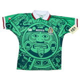 Buy 1998 Mexico *BNWT with Defects* Reissue World Cup Edition Home Shirt (M) ABA Sport ~ Free worldwide shipping ~ Authentic Vintage Football Shirts from Cult Kits