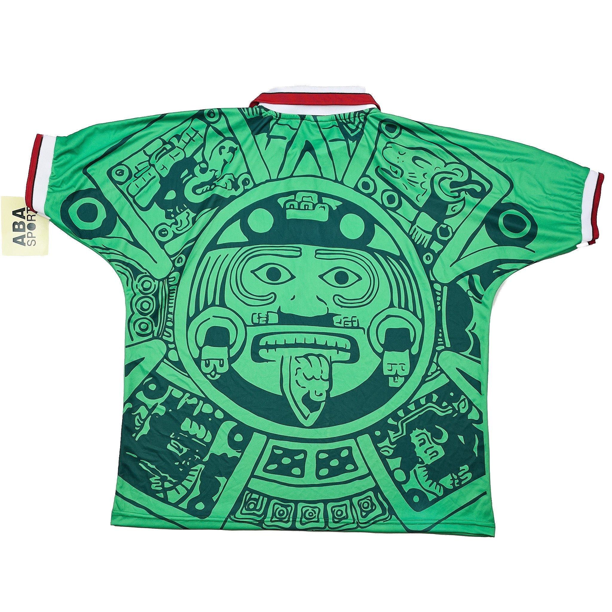 Buy 1998 Mexico *BNWT with Defects* Reissue World Cup Edition Home Shirt (XL) ABA Sport ~ Free worldwide shipping ~ Authentic Vintage Football Shirts from Cult Kits