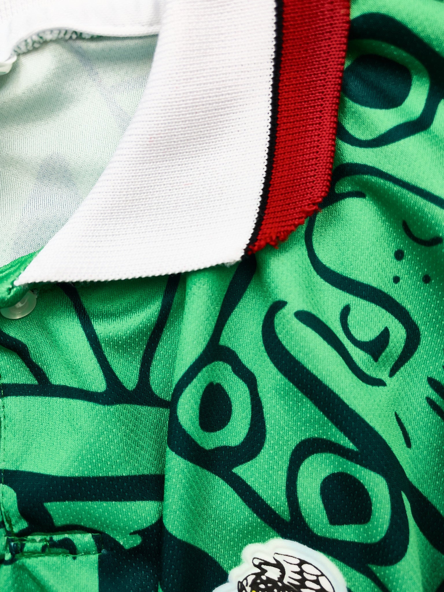 Buy 1998 Mexico *BNWT with Defects* Reissue World Cup Edition Home Shirt (XL) ABA Sport ~ Free worldwide shipping ~ Authentic Vintage Football Shirts from Cult Kits