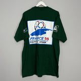 Shop 1998 MEXICO *BNWT* WORLD CUP T-SHIRT (XL) OM, classic football shirts, vintage football shirts & retro soccer jerseys at Cult Kits