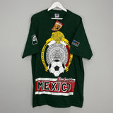 Shop 1998 MEXICO *BNWT* WORLD CUP T-SHIRT (XL) OM, classic football shirts, vintage football shirts & retro soccer jerseys at Cult Kits