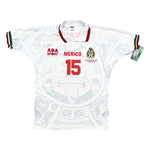 Buy 1998 Mexico Hernandez 15 *BNWT with Defects* Reissue Away Shirt (S) ABA Sport ~ Free worldwide shipping ~ Authentic Vintage Football Shirts from Cult Kits