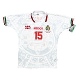 Buy 1998 Mexico Hernandez 15 *BNWT with Defects* Reissue Away Shirt (S) ABA Sport ~ Free worldwide shipping ~ Authentic Vintage Football Shirts from Cult Kits