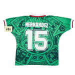 Buy 1998 Mexico Hernandez 15 *BNWT with Defects* Reissue World Cup Edition Home Shirt (L) ABA Sport ~ Free worldwide shipping ~ Authentic Vintage Football Shirts from Cult Kits