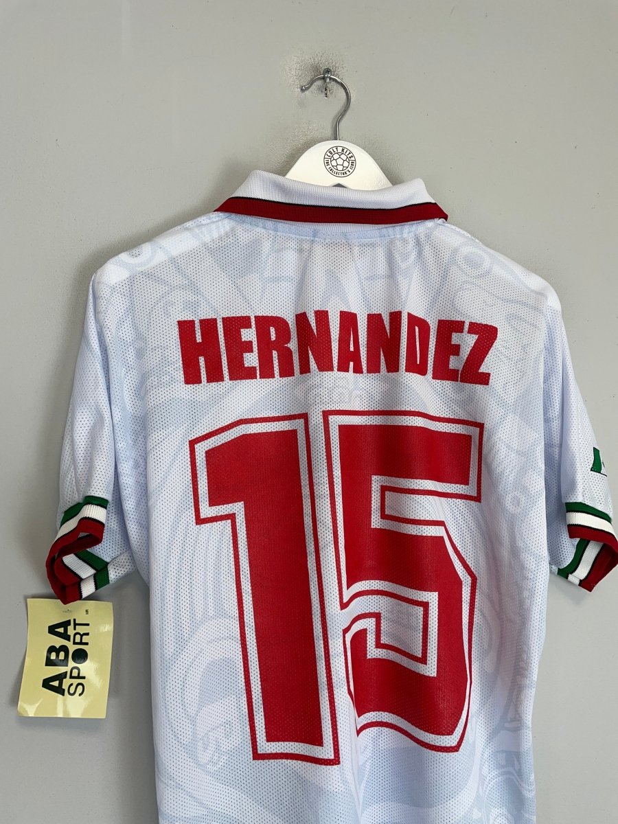 1998 Mexico Hernandez 15 *Reissue* World Cup Edition Away (Multiple) ABA Sport - Cult Kits - Small - Buy Vintage Football Shirts, Authentic Retro Football Shirts For Sale, Classic Football Shirts & Soccer Jersey