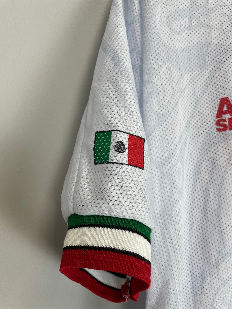 1998 Mexico Hernandez 15 *Reissue* World Cup Edition Away (Multiple) ABA Sport - Cult Kits - Small - Buy Vintage Football Shirts, Authentic Retro Football Shirts For Sale, Classic Football Shirts & Soccer Jersey