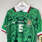 1998 Mexico Hernandez 15 *Reissue* World Cup Edition Home (Multiple) ABA Sport - Cult Kits - Small - Buy Vintage Football Shirts, Authentic Retro Football Shirts For Sale, Classic Football Shirts & Soccer Jersey