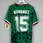 1998 Mexico Hernandez 15 *Reissue* World Cup Edition Home (Multiple) ABA Sport - Cult Kits - Small - Buy Vintage Football Shirts, Authentic Retro Football Shirts For Sale, Classic Football Shirts & Soccer Jersey