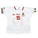 Buy 1998 Mexico L.Hernandez 15 *Reissue* BNWT World Cup Edition Away Shirt (XL) ABA Sport ~ Free worldwide shipping ~ Authentic Vintage Football Shirts from Cult Kits