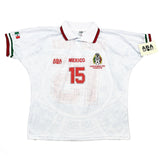 Buy 1998 Mexico L.Hernandez 15 *Reissue* BNWT World Cup Edition Away Shirt (XL) ABA Sport ~ Free worldwide shipping ~ Authentic Vintage Football Shirts from Cult Kits