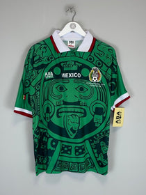 1998 Mexico *Reissue* World Cup Edition Home (Multiple) ABA Sport - Cult Kits - Small - Buy Vintage Football Shirts, Authentic Retro Football Shirts For Sale, Classic Football Shirts & Soccer Jersey