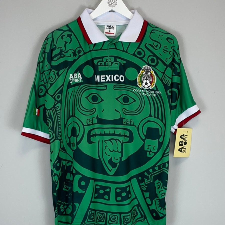 1998 Mexico *Reissue* World Cup Edition Home (Multiple) ABA Sport - Cult Kits - Small - Buy Vintage Football Shirts, Authentic Retro Football Shirts For Sale, Classic Football Shirts & Soccer Jersey