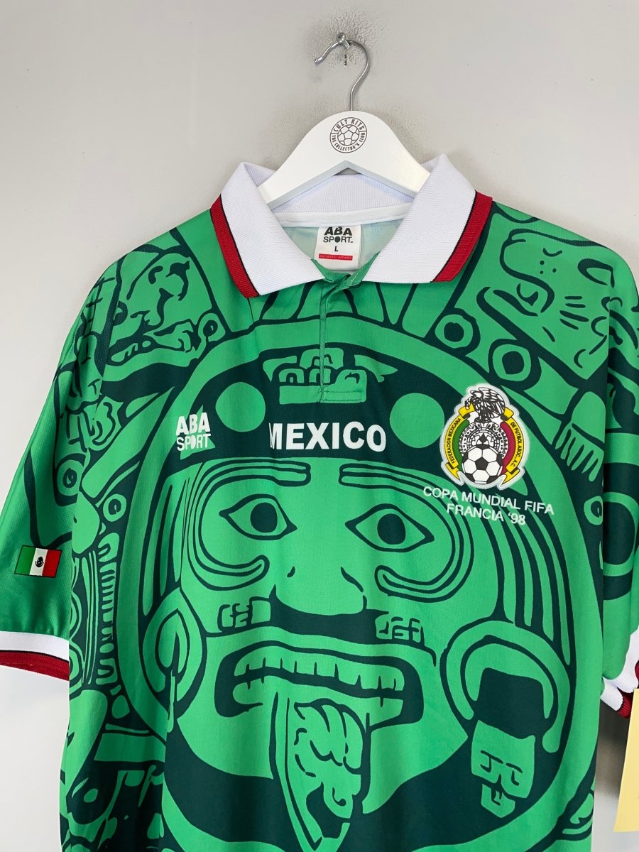 1998 Mexico *Reissue* World Cup Edition Home (Multiple) ABA Sport - Cult Kits - Small - Buy Vintage Football Shirts, Authentic Retro Football Shirts For Sale, Classic Football Shirts & Soccer Jersey