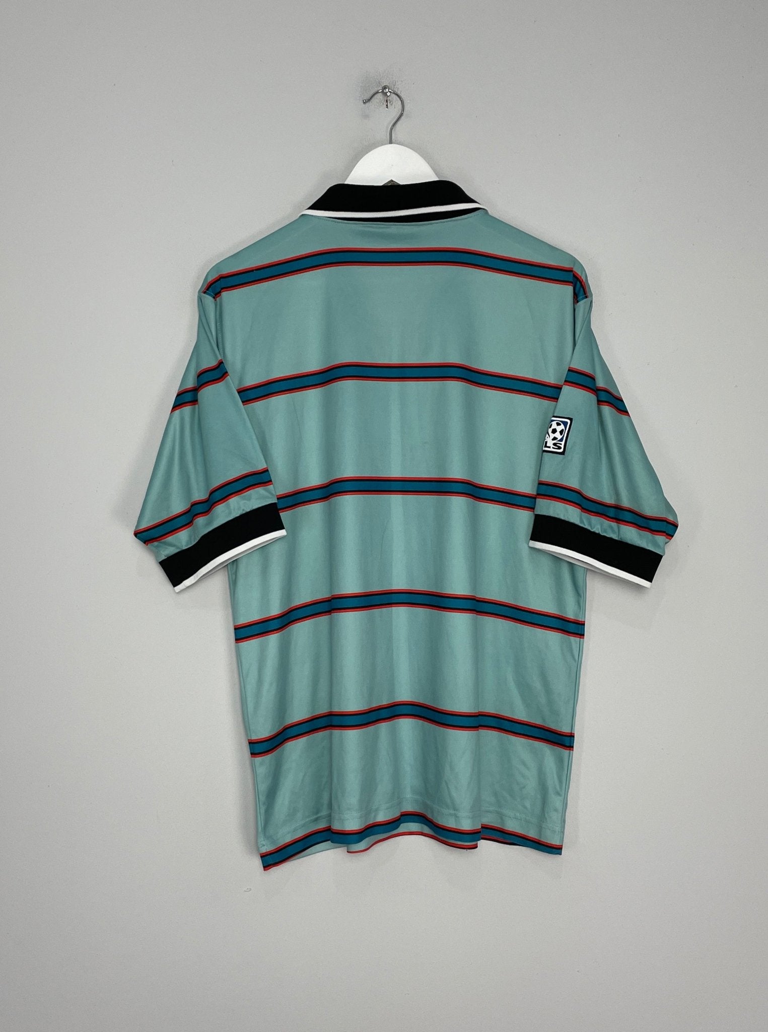 Shop 1998 SAN JOSE CLASH THIRD SHIRT (M) NIKE, classic football shirts, vintage football shirts & retro soccer jerseys at Cult Kits