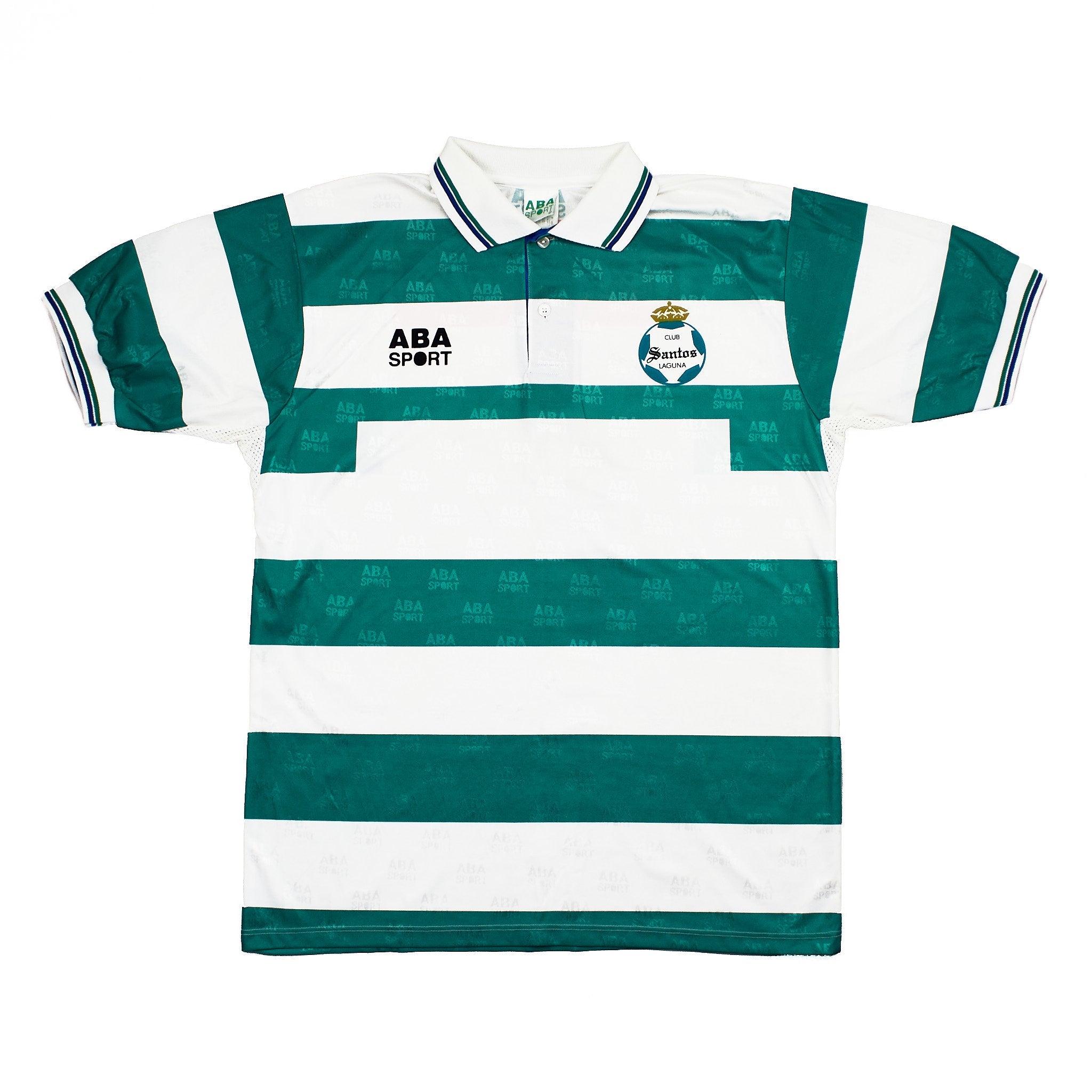 Buy 1998 Santos Laguna *Mint* Home Shirt (M) ABA Sport ~ Free worldwide shipping ~ Authentic Vintage Football Shirts from Cult Kits