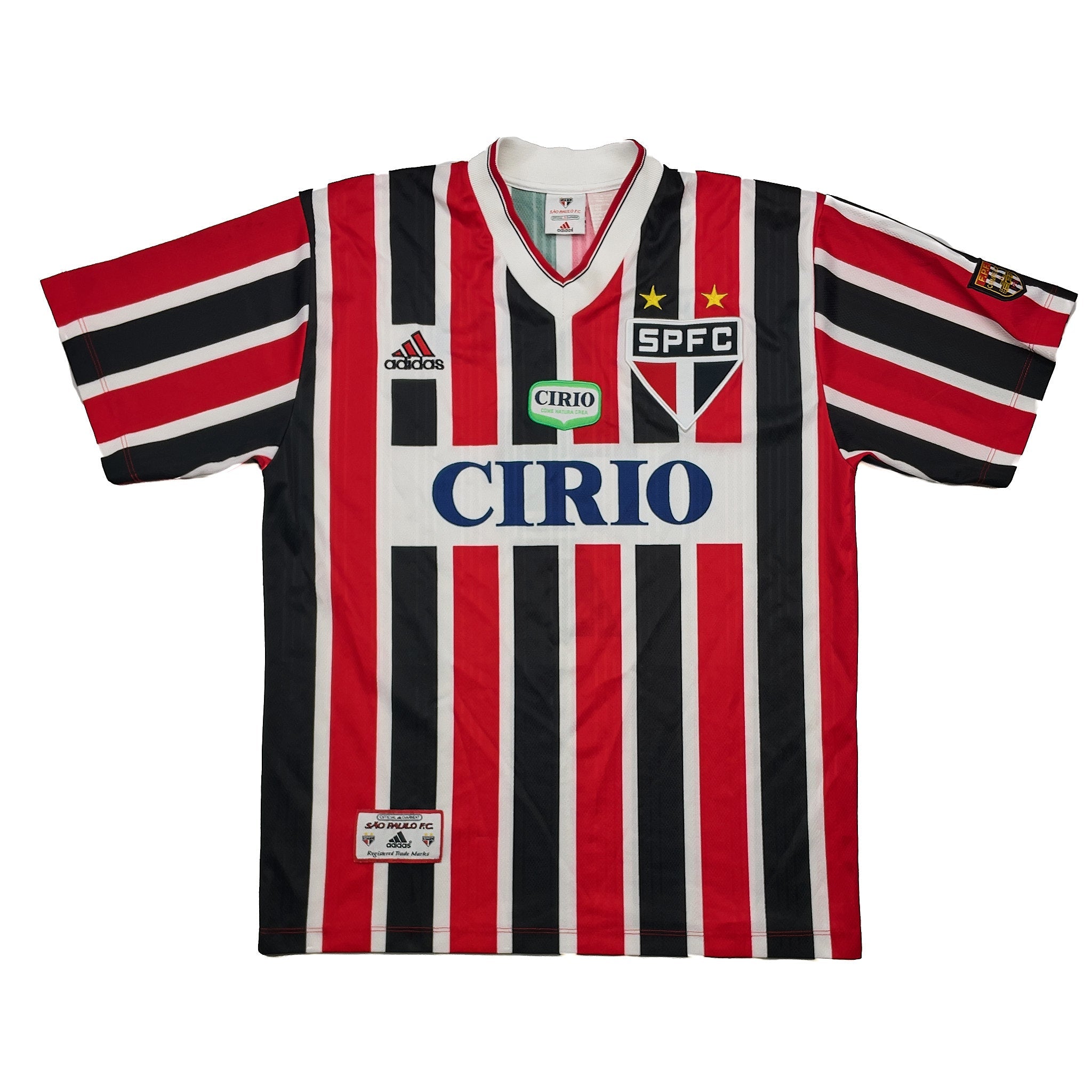 Buy 1998 Sao Paulo 7 Away Shirt (M) Adidas ~ Free worldwide shipping available ~ Authentic Vintage Football Shirts from Cult Kits