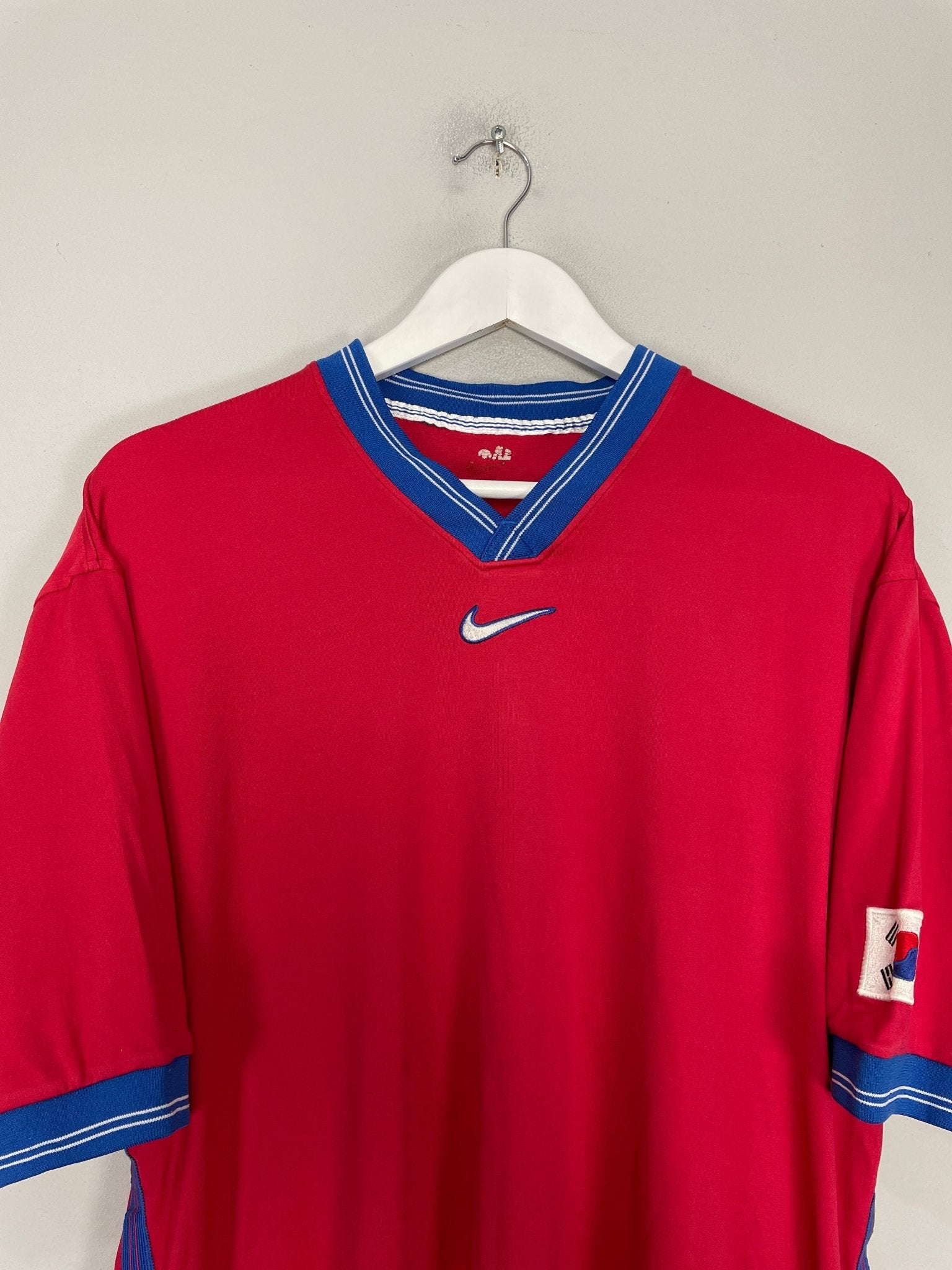 Shop 1998 SOUTH KOREA TRAINING SHIRT (M) NIKE, classic football shirts, vintage football shirts & retro soccer jerseys at Cult Kits