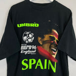 1998 SPAIN FRANCE WORLD CUP T - SHIRT (XL) UMBRO - Cult Kits - XL - Buy Vintage Football Shirts, Authentic Retro Football Shirts For Sale, Classic Football Shirts & Soccer Jersey
