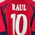 Shop 1998 SPAIN RAUL #10 HOME SHIRT (M) ADIDAS, classic football shirts, vintage football shirts & retro soccer jerseys at Cult Kits