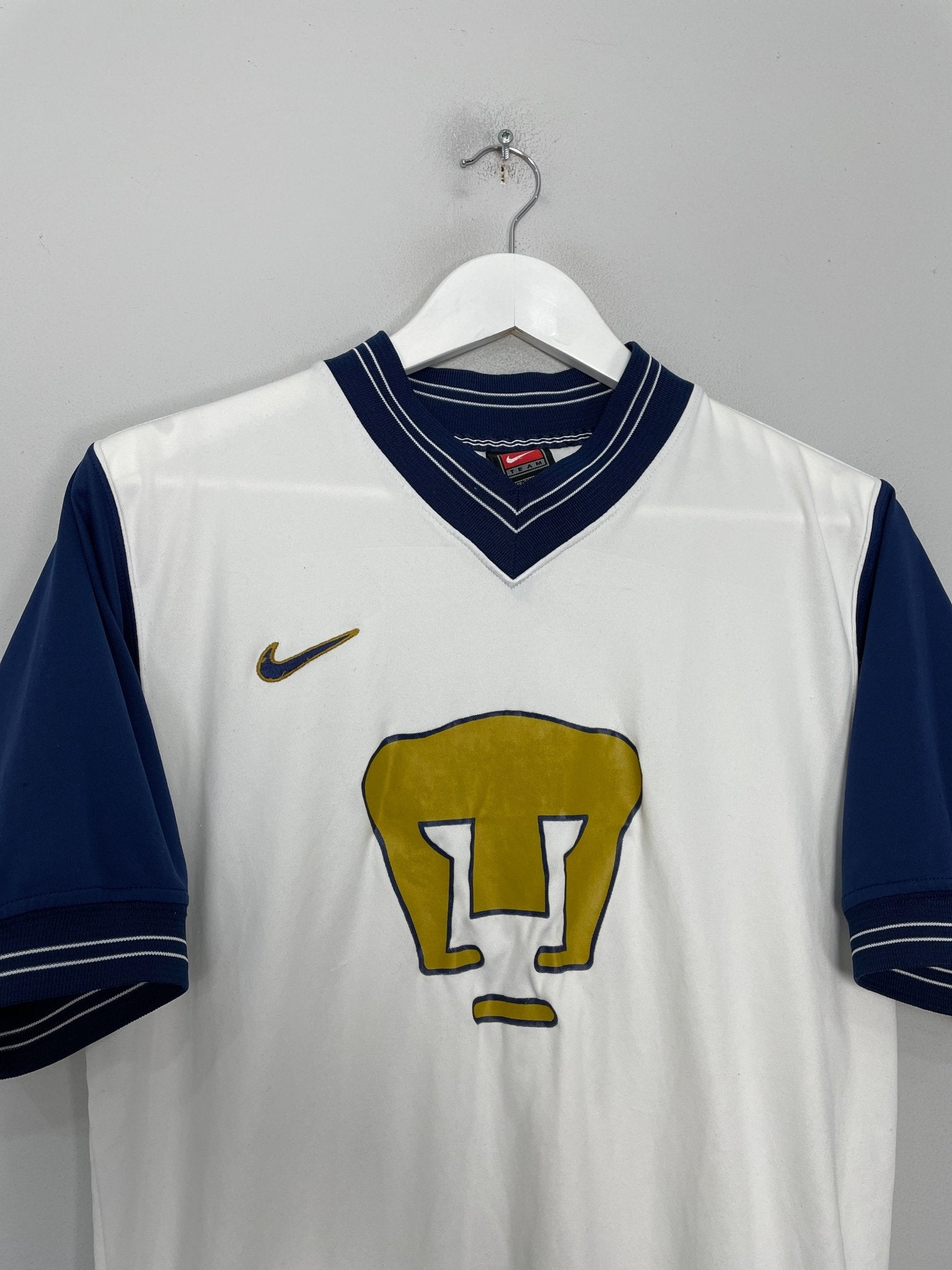 Shop 1998 UNAM PUMAS HOME SHIRT (XL.KIDS) NIKE, classic football shirts, vintage football shirts & retro soccer jerseys at Cult Kits