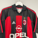 Shop 1998/00 AC MILAN GATTUSO #8 HOME SHIRT (L) ADIDAS, classic football shirts, vintage football shirts & retro soccer jerseys at Cult Kits