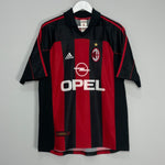 Shop 1998/00 AC MILAN GATTUSO #8 HOME SHIRT (L) ADIDAS, classic football shirts, vintage football shirts & retro soccer jerseys at Cult Kits