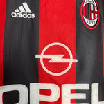 Shop 1998/00 AC MILAN SHEVCHENKO #7 HOME SHIRT (L) ADIDAS, classic football shirts, vintage football shirts & retro soccer jerseys at Cult Kits