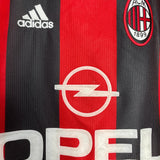 Shop 1998/00 AC MILAN SHEVCHENKO #7 HOME SHIRT (L) ADIDAS, classic football shirts, vintage football shirts & retro soccer jerseys at Cult Kits