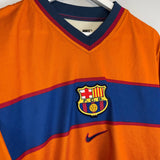 Shop 1998/00 BARCELONA #15 AWAY SHIRT (M) NIKE, classic football shirts, vintage football shirts & retro soccer jerseys at Cult Kits