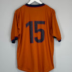 Shop 1998/00 BARCELONA #15 AWAY SHIRT (M) NIKE, classic football shirts, vintage football shirts & retro soccer jerseys at Cult Kits