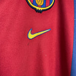 Shop 1998/00 BARCELONA GUARDIOLA #4 HOME SHIRT (L) NIKE, classic football shirts, vintage football shirts & retro soccer jerseys at Cult Kits